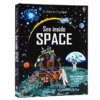 Britain English 3D Usborne See Inside Space flap book Education for Children kids reading learning gift with flaps