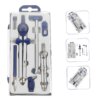 Zinc Alloy Drawing Compasses Set Premium Practical Tools Drafting Supplies Geometry Box Student Engineer Teacher Art Accessories