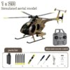 Pre-sale Rc Era New 1:28 C189 Bird Rc Helicopter Tusk Md500 Dual Brushless Simulation Model 6-axis Gyro Simulation Model Toys