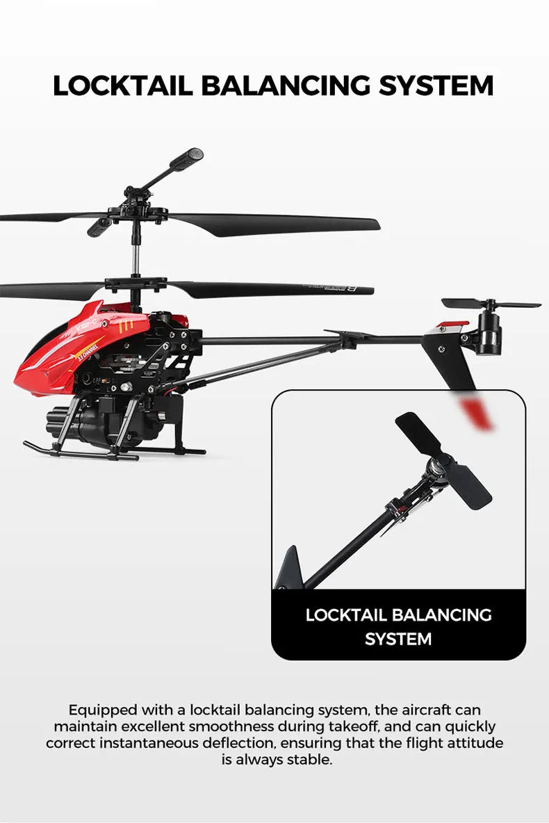 Wltoys V398-C Remote-Controlled Aircraft Missile 2.4G Helicopter 3.5 CH Lighting To Hit Bullets And Set Height RC Model Aircraft
