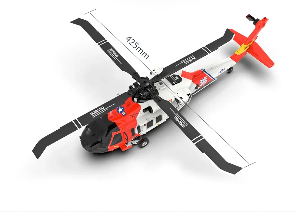 Yuxiang F09-S 6ch Uh60 Rc Helicopter Gps Optical Flow Dual Positioning With Camera Vr Transmission Auto Return Heilcopter