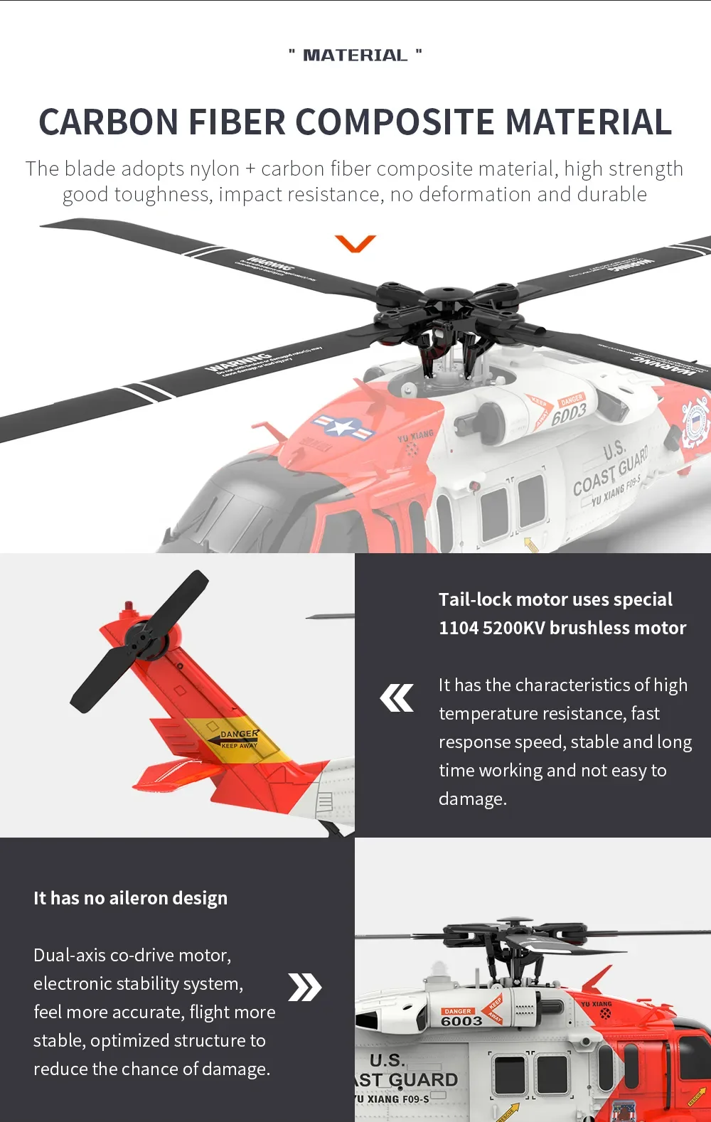 Yuxiang F09-S 6ch Uh60 Rc Helicopter Gps Optical Flow Dual Positioning With Camera Vr Transmission Auto Return Heilcopter