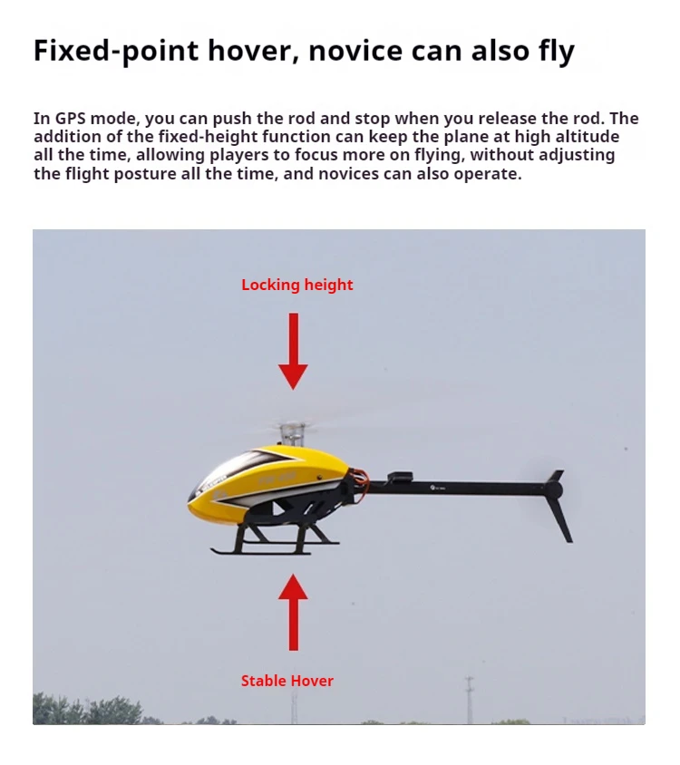 Flying Wing FW450 V2.5 10CH 3D Smart GPS Positioning Self-Stabilization Stunt H1 Flight Controller Brushless Motor Helicopter