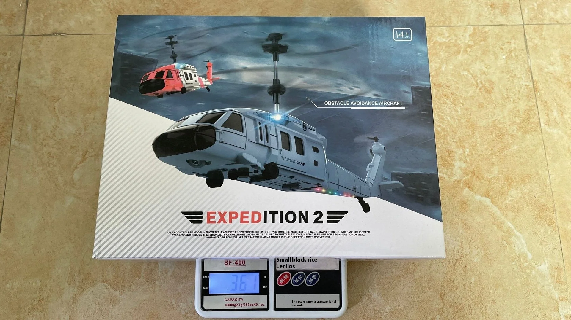 Ky205 Black Hawk Rescue Helicopter Obstacle Avoidance Height Control, Aerial Photography Remote Control Four Axis Aircraft Toy