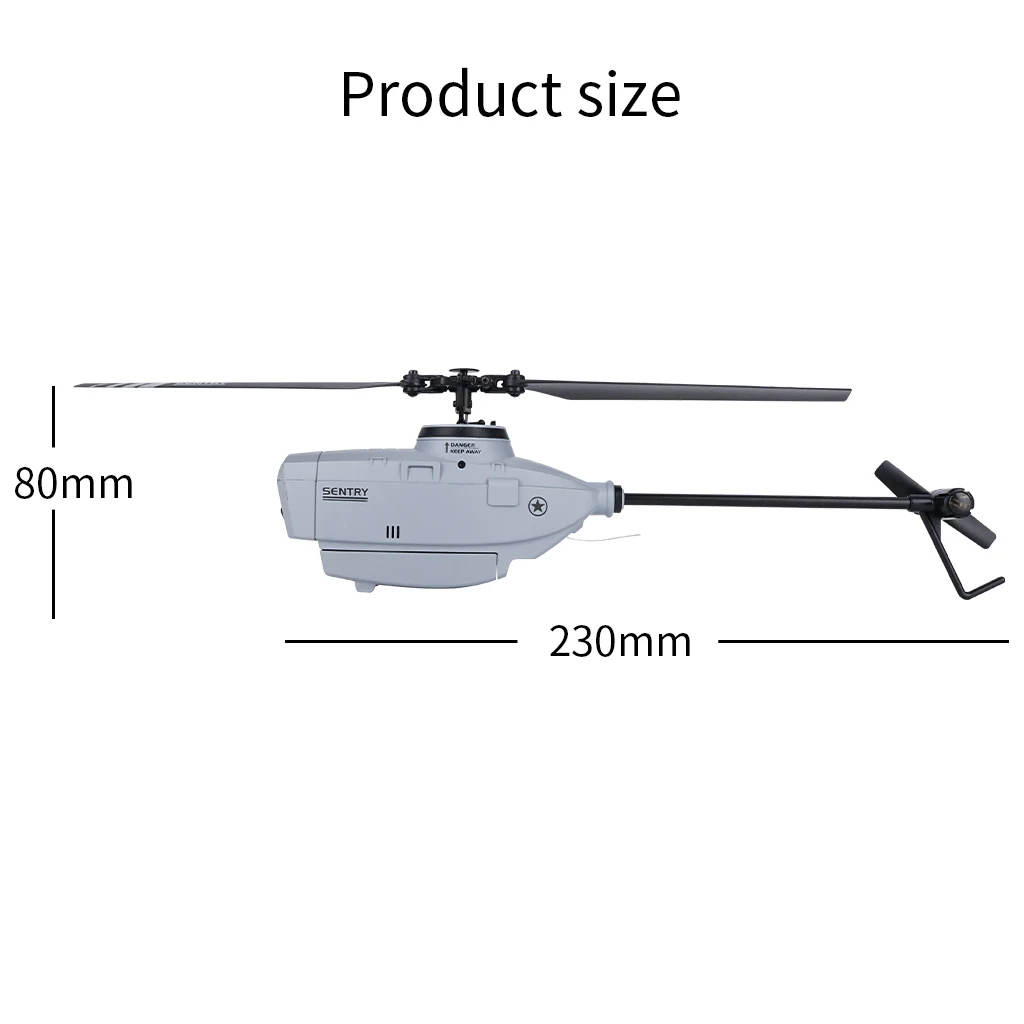 C127 RC Helicopter Toys 720P 2.4G 6-Axis Electronic Gyroscope For Stabilization Remote Control RC Toy Helicopter