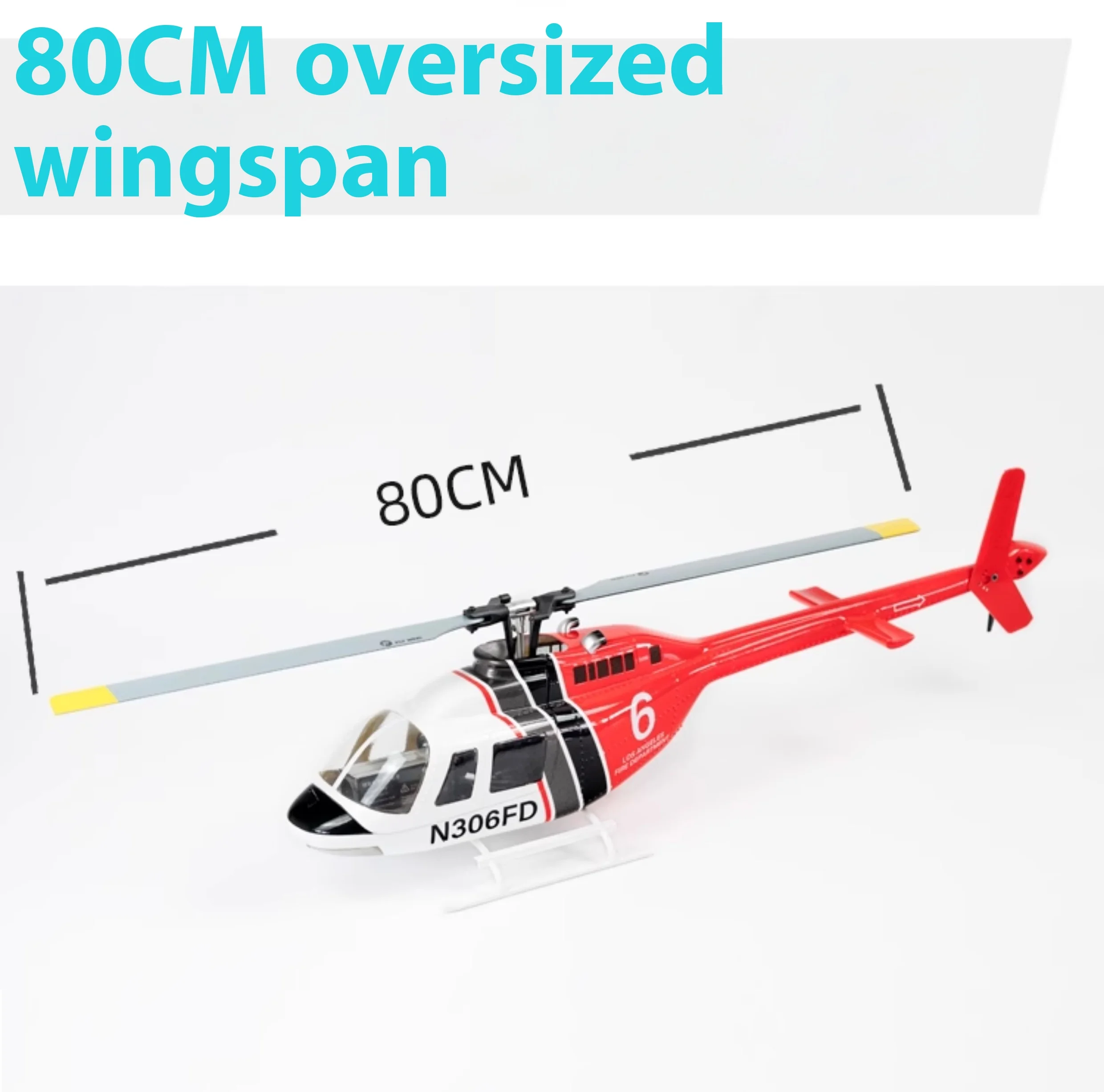 Flying Wings 470 Bell 206gps Intelligent Self Stable H1 Flight Control Multifunctional Remote Control Helicopter Toy