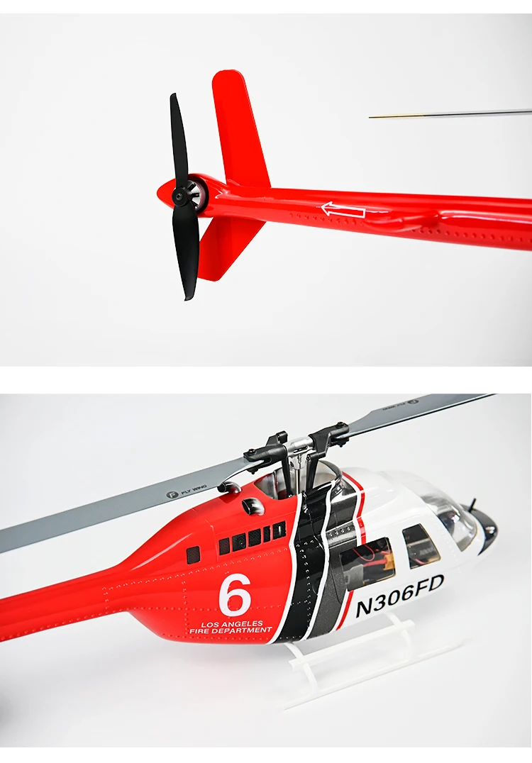 Flying Wings 470 Bell 206gps Intelligent Self Stable H1 Flight Control Multifunctional Remote Control Helicopter Toy