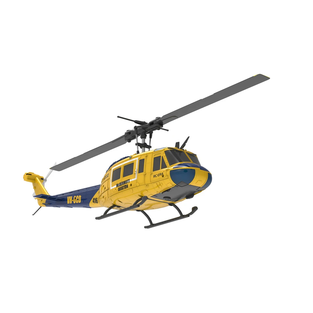 C032 UH1 Helicopter Brushless 6-Channel Airplane Free Flying Stunt Simulation Laser Height Locking Electric RC Aircraft