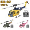 C032 UH1 Helicopter Brushless 6-Channel Airplane Free Flying Stunt Simulation Laser Height Locking Electric RC Aircraft