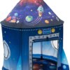 Rocket Ship Kids Tent Pop Up Play Toy Tent for Children  Large Space Indoor Pretend Playhouse  Outdoor Play Tent for Boys & Girl
