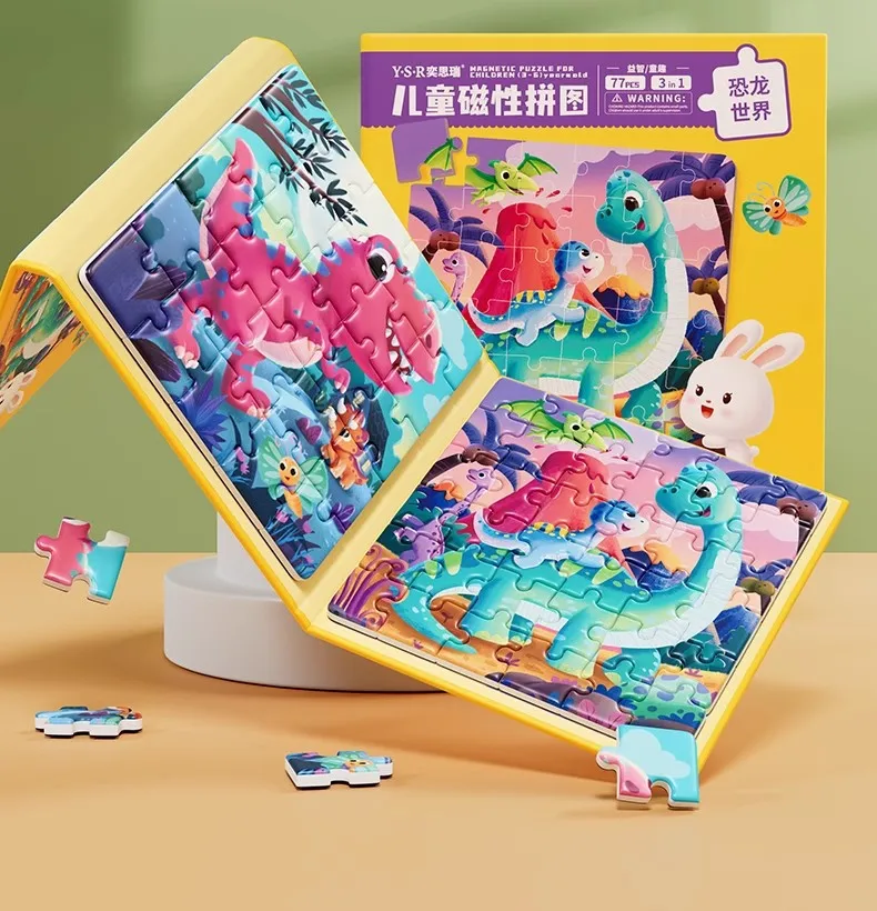 Kids Large Size Wooden Jigsaw Puzzle Game Baby Toys Learning Educational Forest Sea Animals Traffic Vehicle Puzzles Children Toy