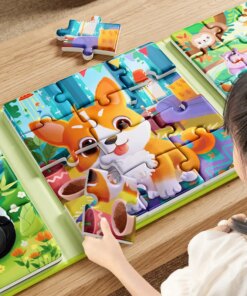 Kids Large Size Wooden Jigsaw Puzzle Game Baby Toys Learning Educational Forest Sea Animals Traffic Vehicle Puzzles Children Toy